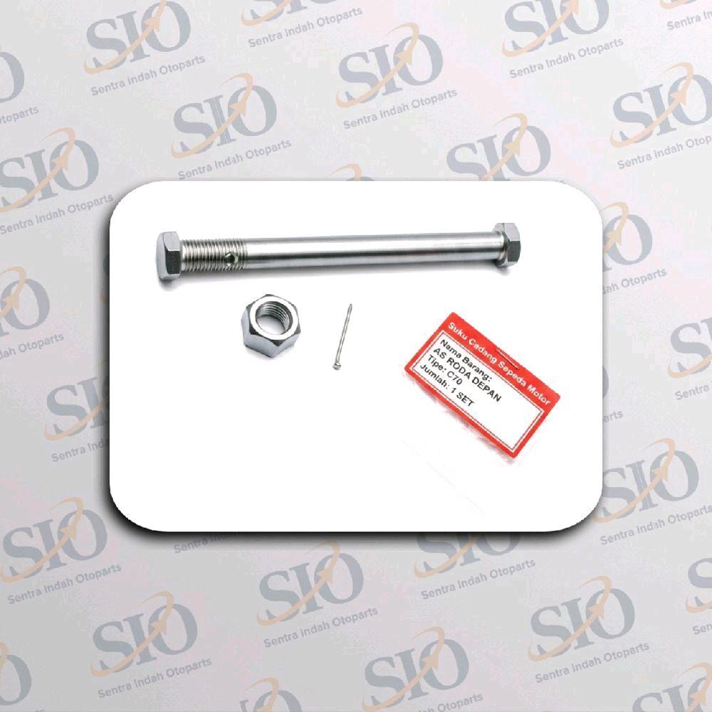B20 AS RODA DEPAN FULLSET C70 / C700 / C800 / Astrea Star 800. Aksesoris Mur + Pin Pengaman Original