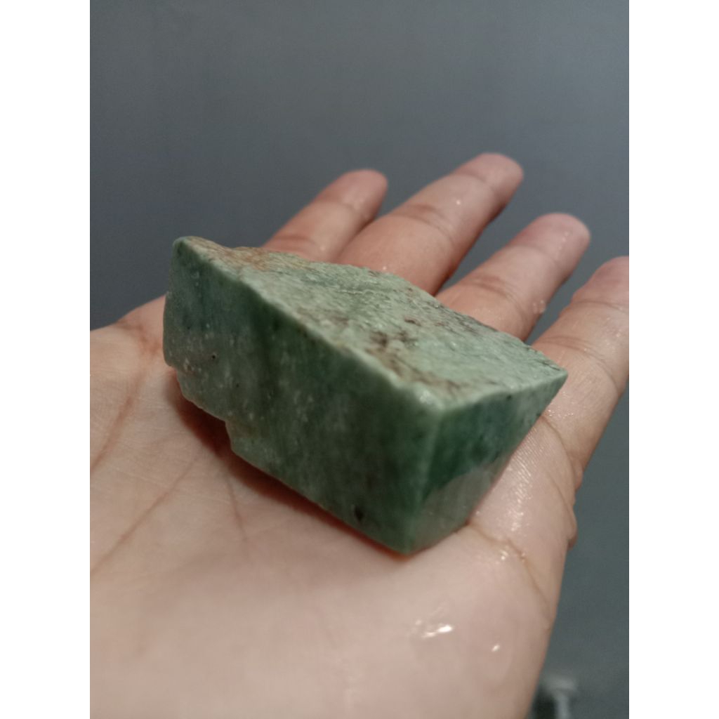 Rough Bahan Jadeite Jade Nabire Papua / Giok Nabire