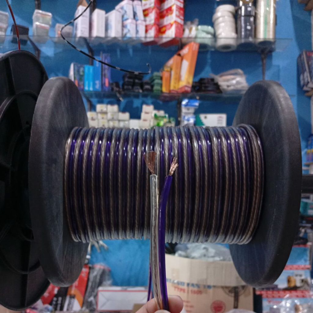 Kabel listrik transparan 2×80 jual per meter kabel listrik transparan harga per meter kabel monster