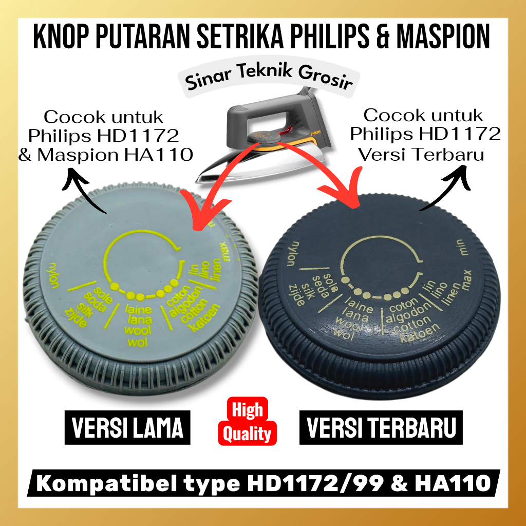 KNOP PUTAR SETRIKA PHILIPS / KNOP SETRIKA MASPION