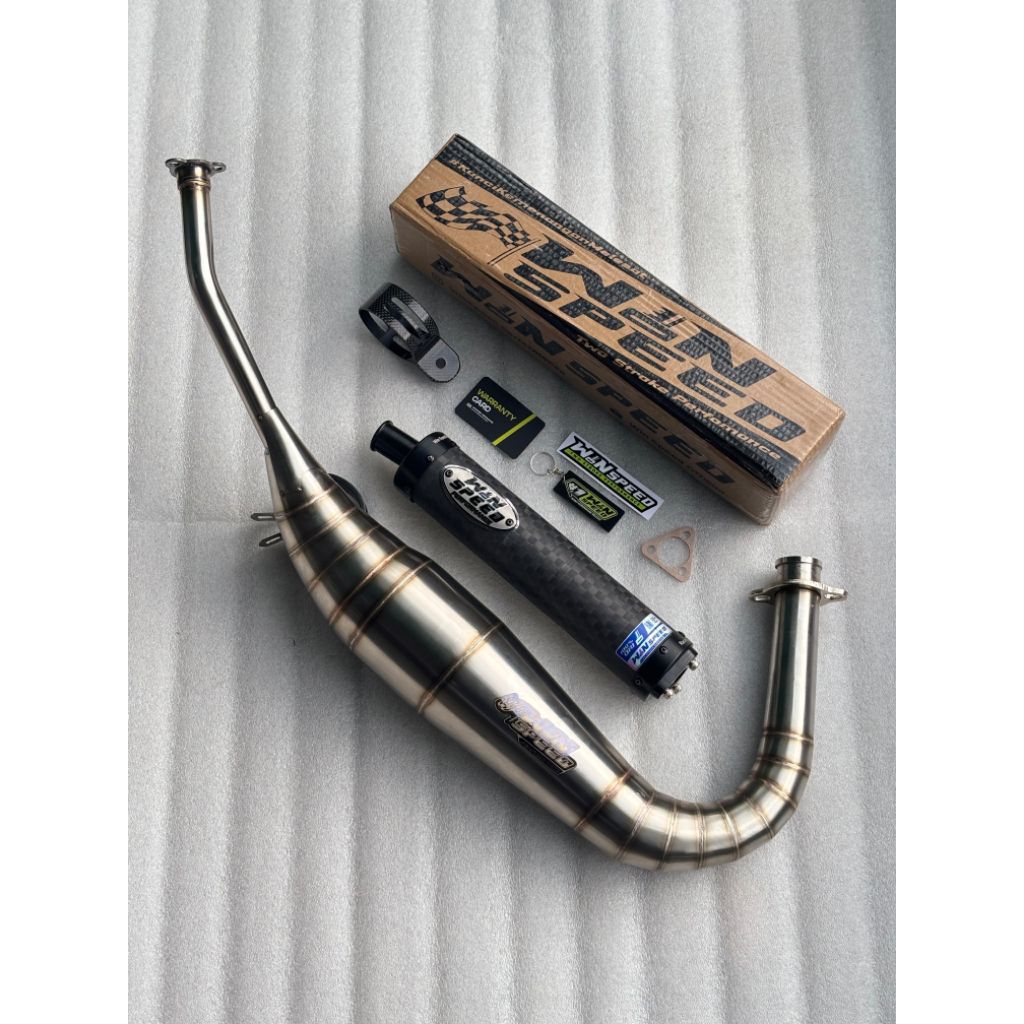 KNALPOT KOLONG PDK RX KING SILINCER KARBON SERIES ORIGINAL WINSPEED