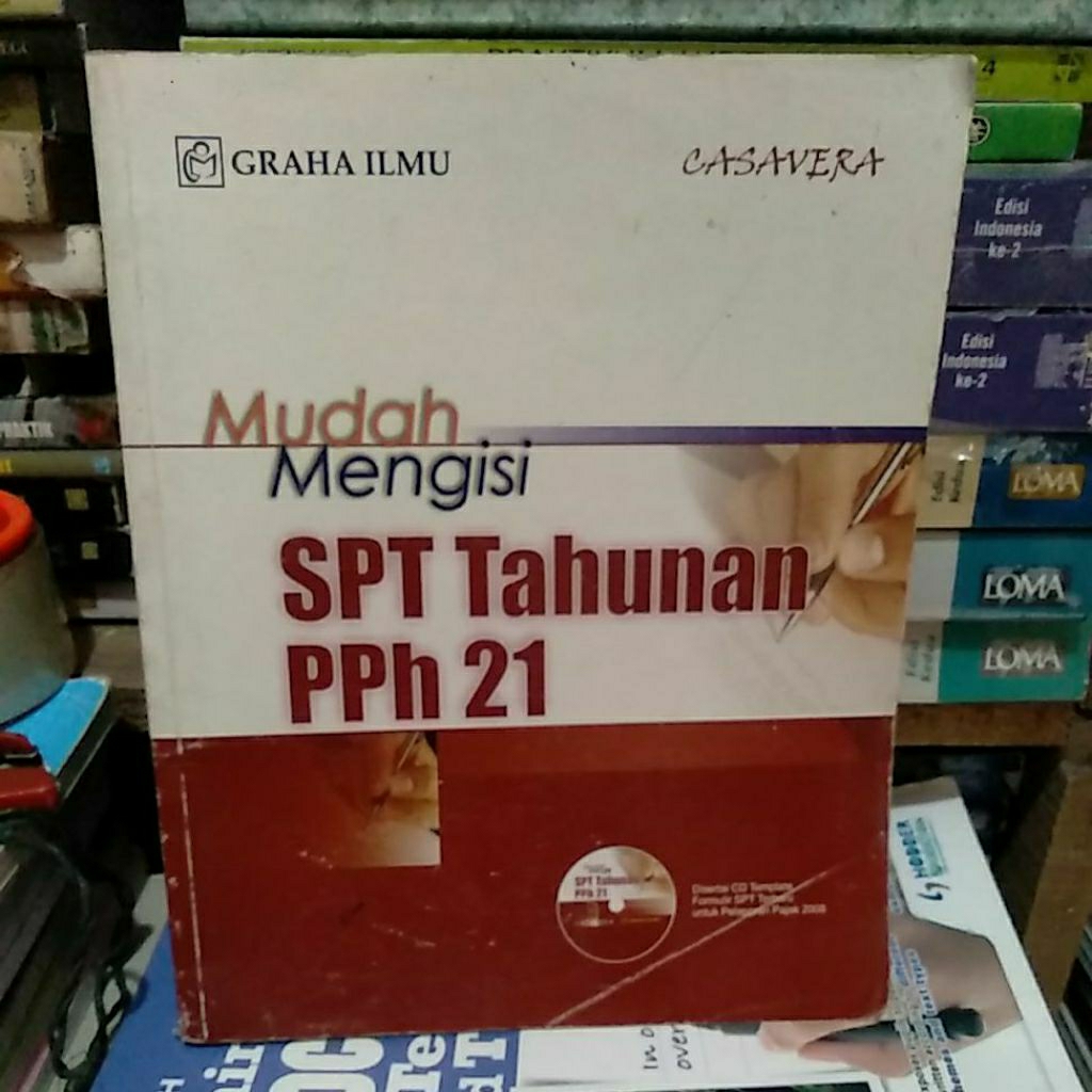 mudah mengisi SPT tahunan PPH 21 CASAVERA buku bekas yang ori