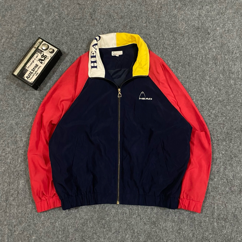 Jaket Windbreaker Head ( Size XXL,3XL) VINTAGE