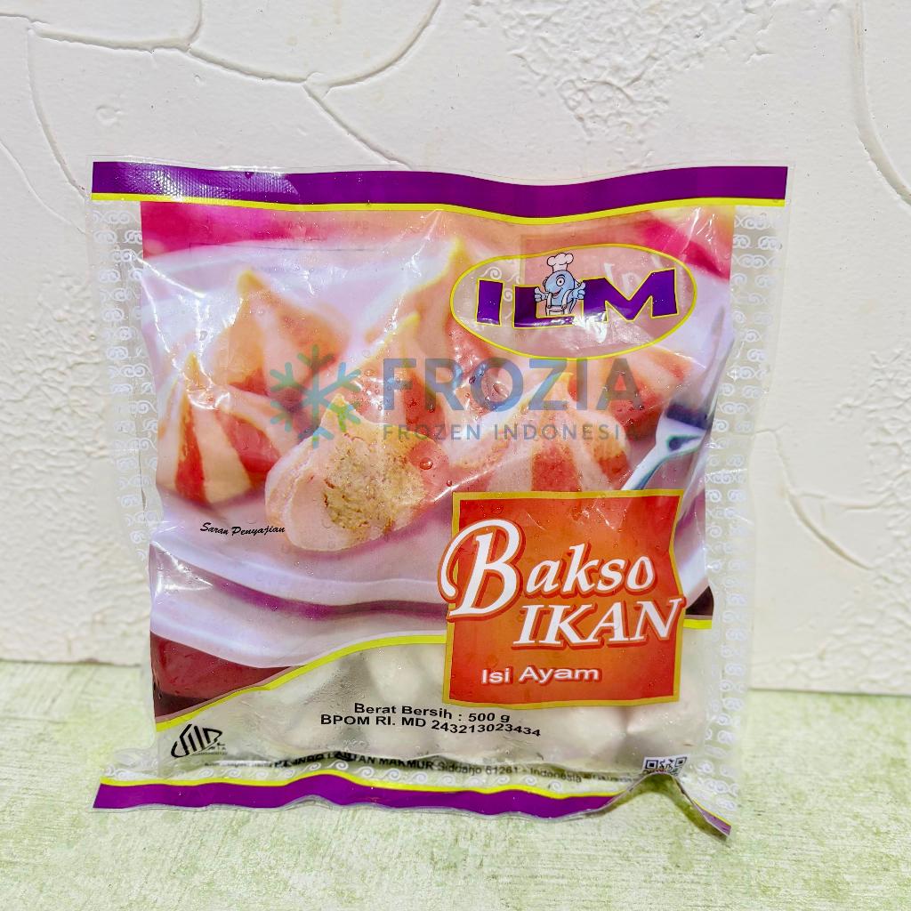 BAKSO DUMPLING IKAN ISI AYAM 1/2KG PREMIUM ILM OLAHAN IKAN BAKSO IKAN ISI AYAM ENAK & MURAH 500GR HA