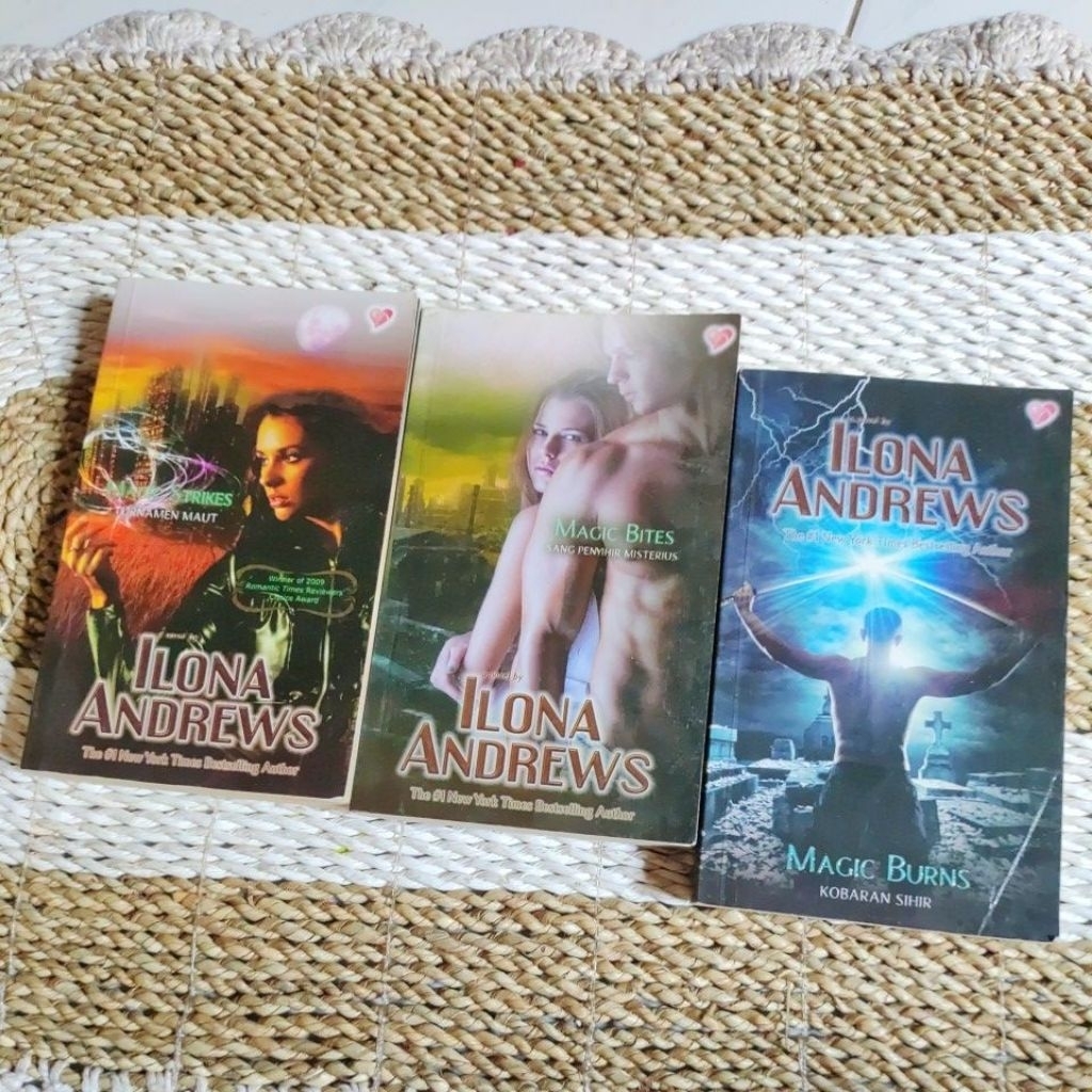 Novel Ilona Andrews Original Preloved – Banyak Judul | Fantasy, Urban Fantasy, Romance Action