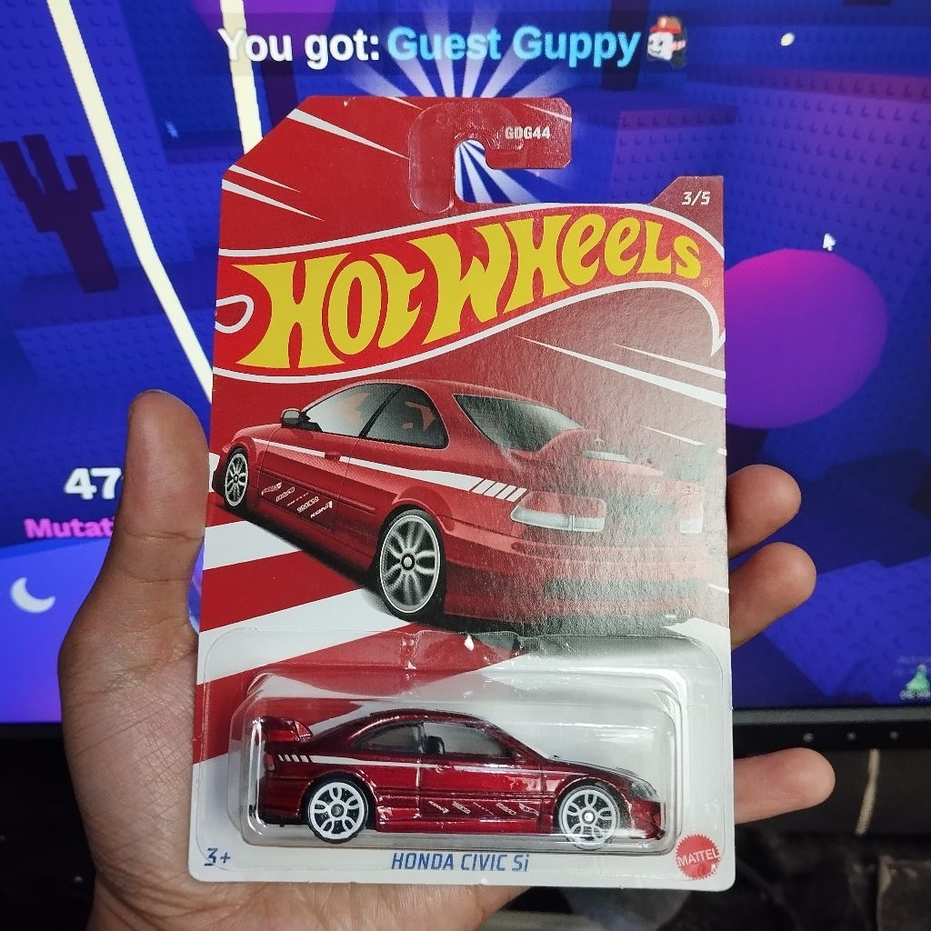 Hot Wheels Honda Civic SI Merah - Honda Anniversary Special Edition