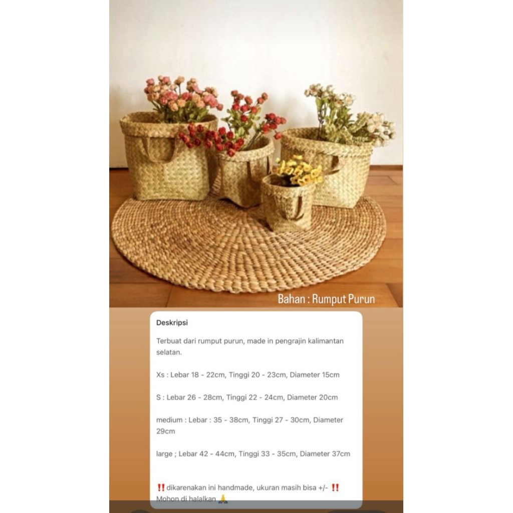 Tas Purun Kalimantan