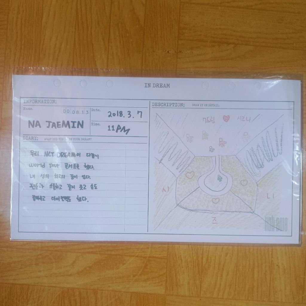 [READY] NCT 2018 diary empathy jaemin dream ver