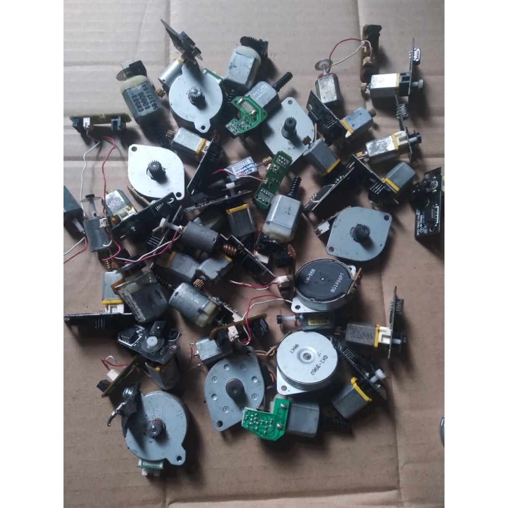 dinamo dc 6-12v bekas scaner printer