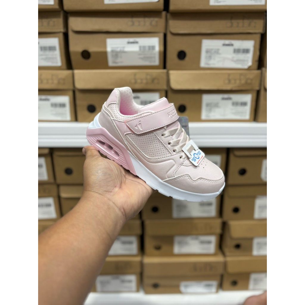 SEPATU ANAK KIDS SKECHERS UNO LITE 2 CHIC SHIMMER SKE310431L/LPK ORIGINAL BNIB SHOES