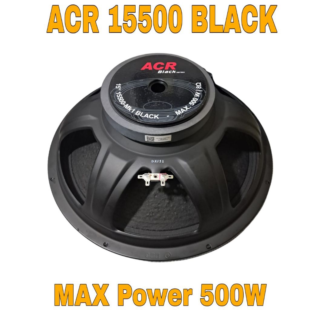 Speaker 15 Inch Acr 15500 Black Mk1 Black Series Speaker Acr 15 Inch
