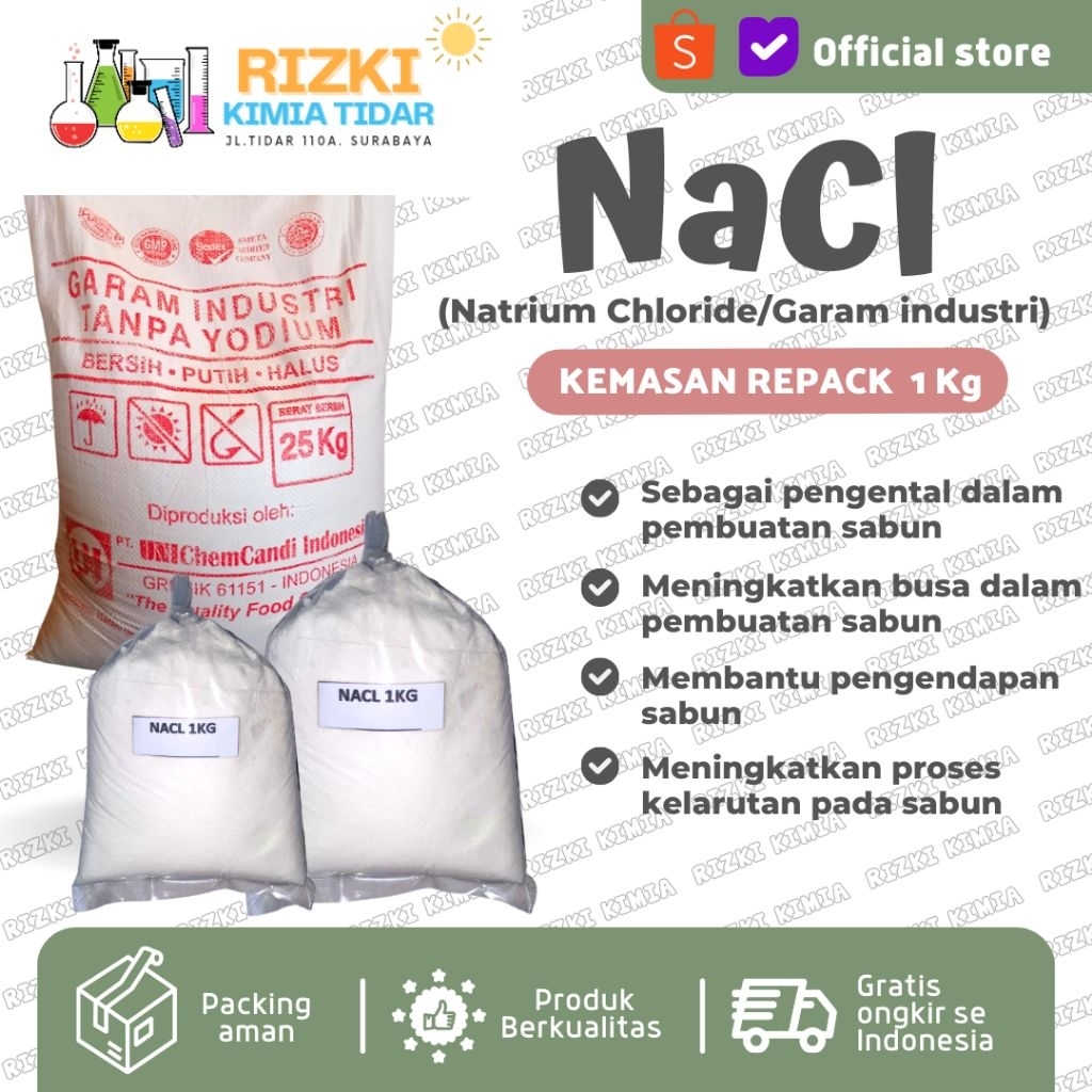 Nacl Garam Industri Bahan Pengental Sabun