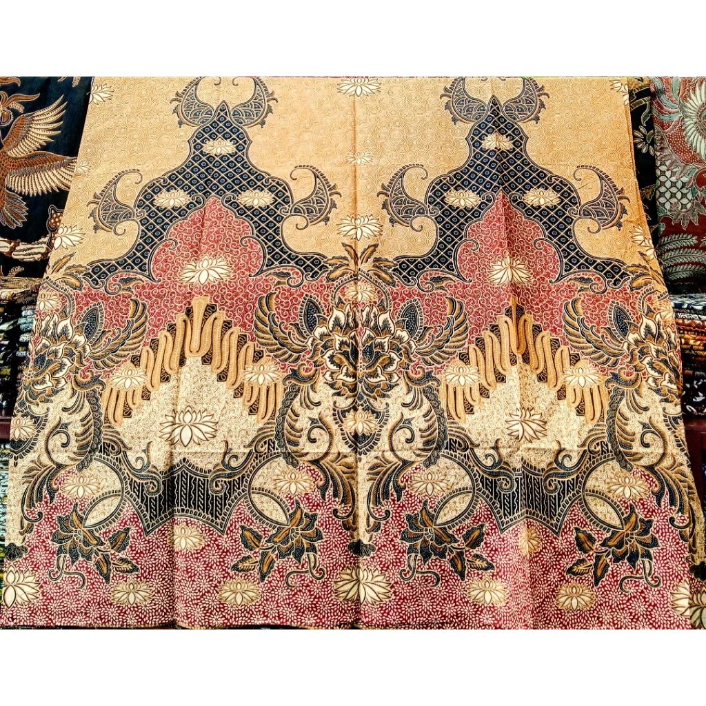 Kain Batik Cabut Solo Premium Motif Garuda Kencana / Gurdo