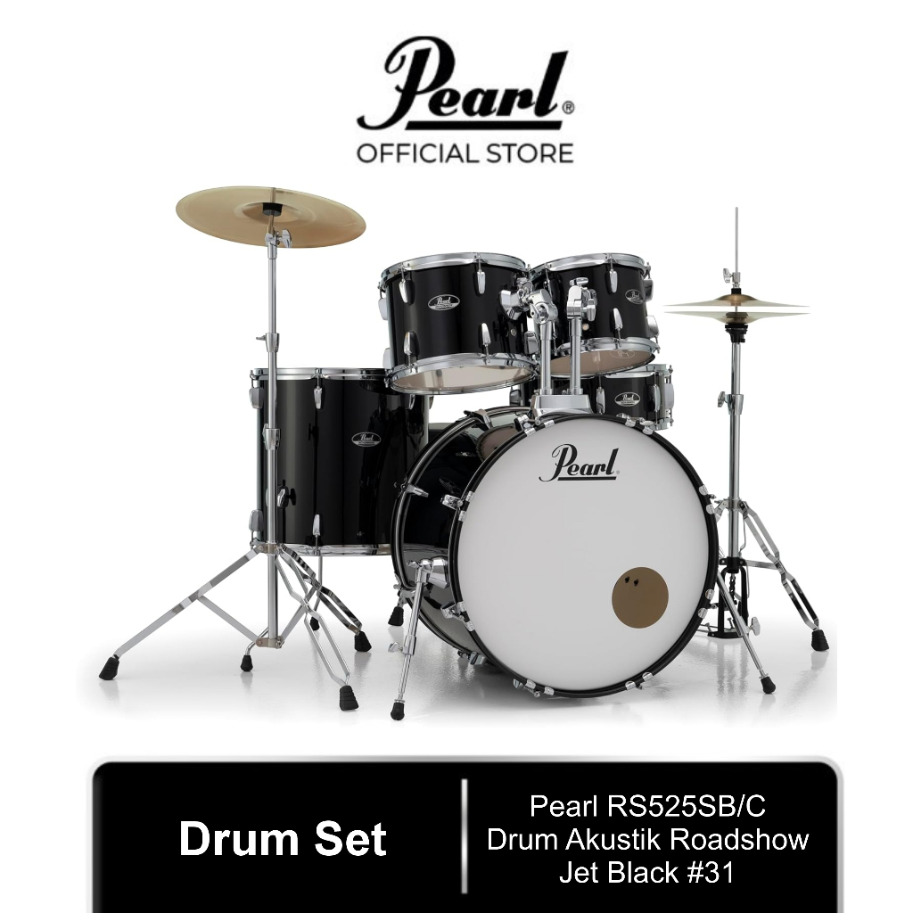 Pearl RS525SB/C Drum ROADSHOW Jet Black #31 | Drum Pearl