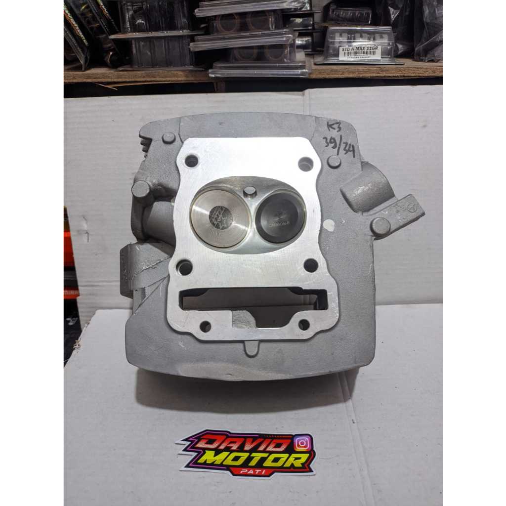 READY CYILINDER HEAD KOP BRT RACING PORTING CNC ALBRONZE KLEP 39 34 MM FULL PORTING CNC CRF VERZA NE