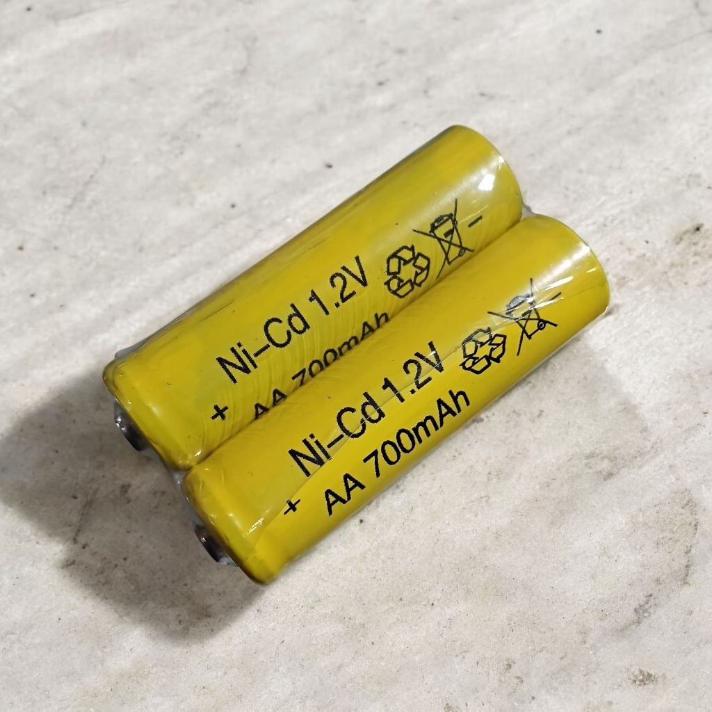 BATERAI NI-CD AA 700MAH 1,2V / BATRE CAS MURAH AA 700MAH [ 2PCS ]