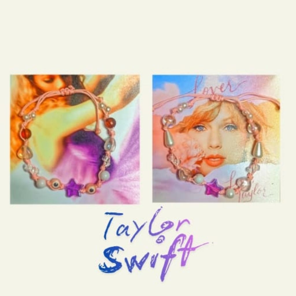 Taylor Swift Album Song Bracelet | Gelang Taylor Swift Album (Free Photocard)