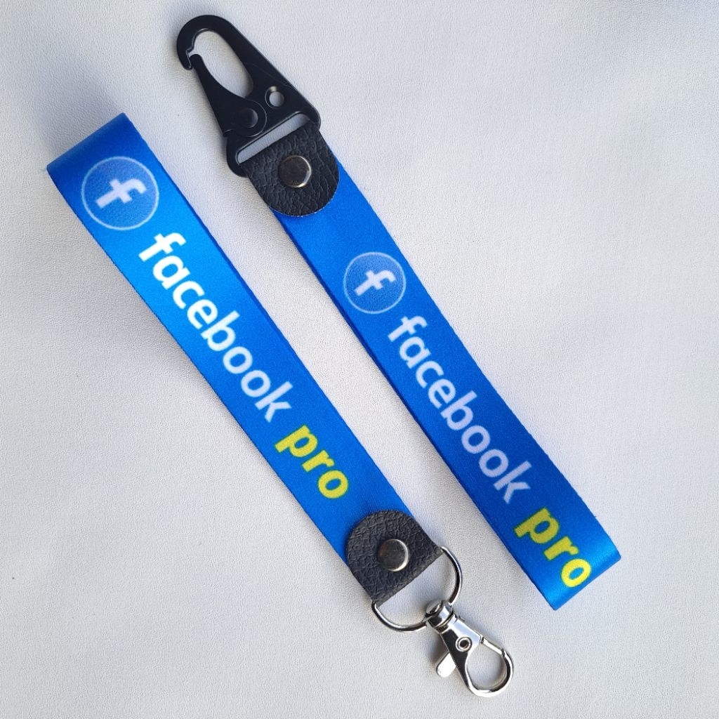 FACEBOOK PRO ADS Keychain | Gantungan kunci FbPro | Strap Tas