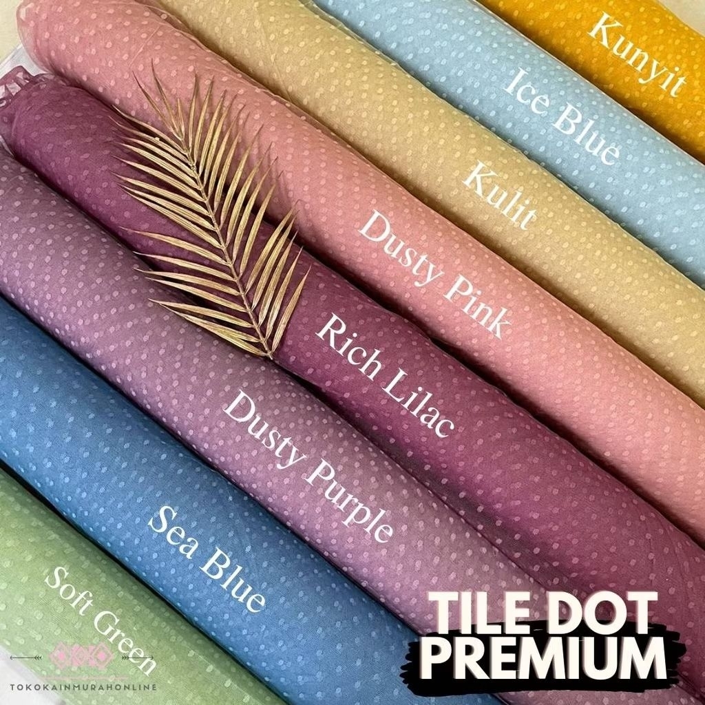 KAIN TILE DOT / KAIN TULLE PULKADOT / KAIN TILE BINTIK / KAIN SOFT TULLE / KAIN DOT BINTIK