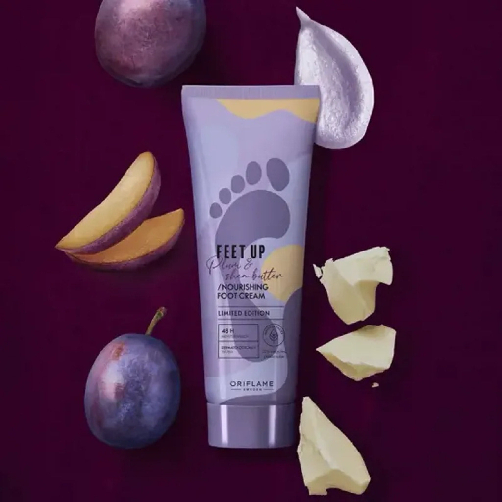 Feet Up Plum & Shea Butter / Nourishing Foot Cream (LIMITED EDITION) Oriflame