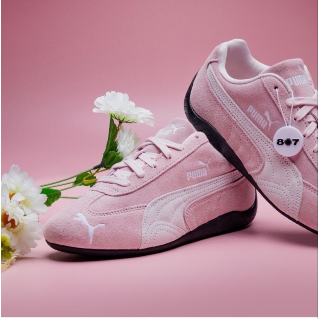 Sepatu Wanita Puma Speedcat Original Pink Putih