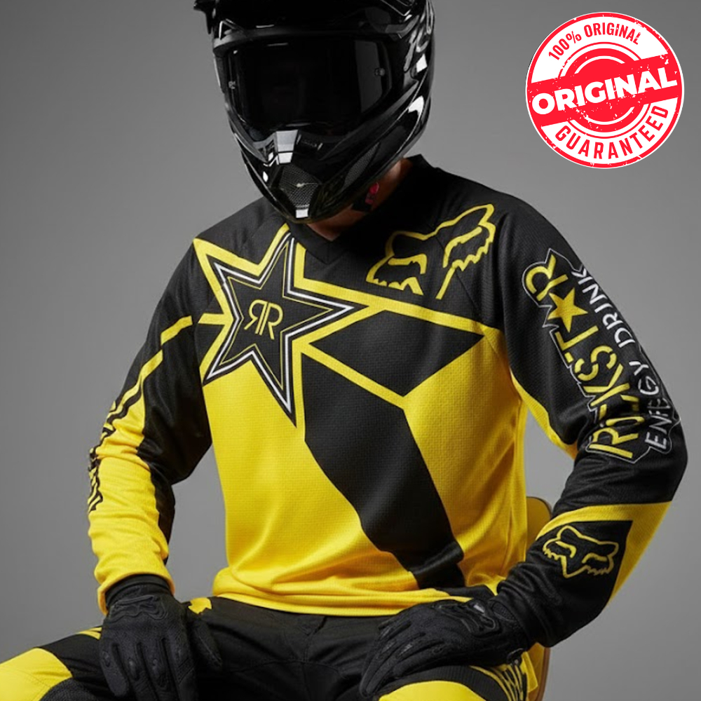 Fox Rockstar | Jersey Trail Adventure / Baju Trail / Jersey Motocross / Jersey Cross Original Fox