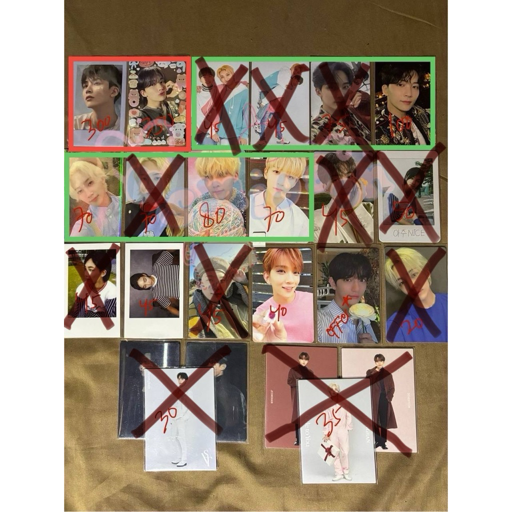 [BACA DESKRIPSI]Jeonghan seventeen photocard fallin flower yizhiyu ainochikara sector17 dream dan an