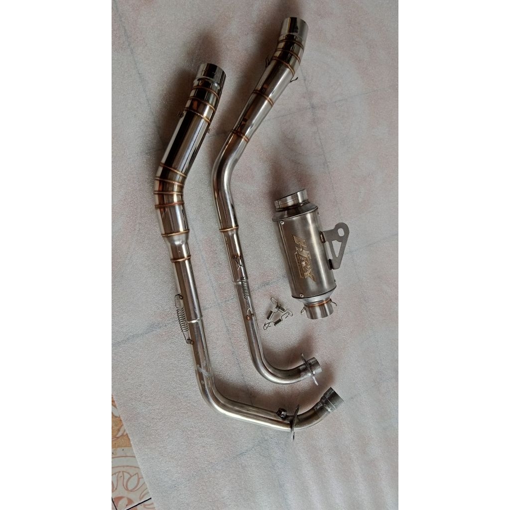 Knalpot Jupiter Z Z1 Vega R ZR Supra Fit X 100 110 125 Fullset Original HRX Gp Pro Titan Series Stai