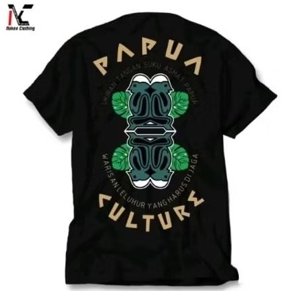Kaos Distro PAPUA CULTURE Kaos Distro Unisex