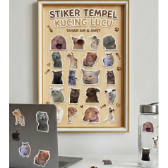 Stiker tempel lucu Kucing | Stiker Meme Kucing