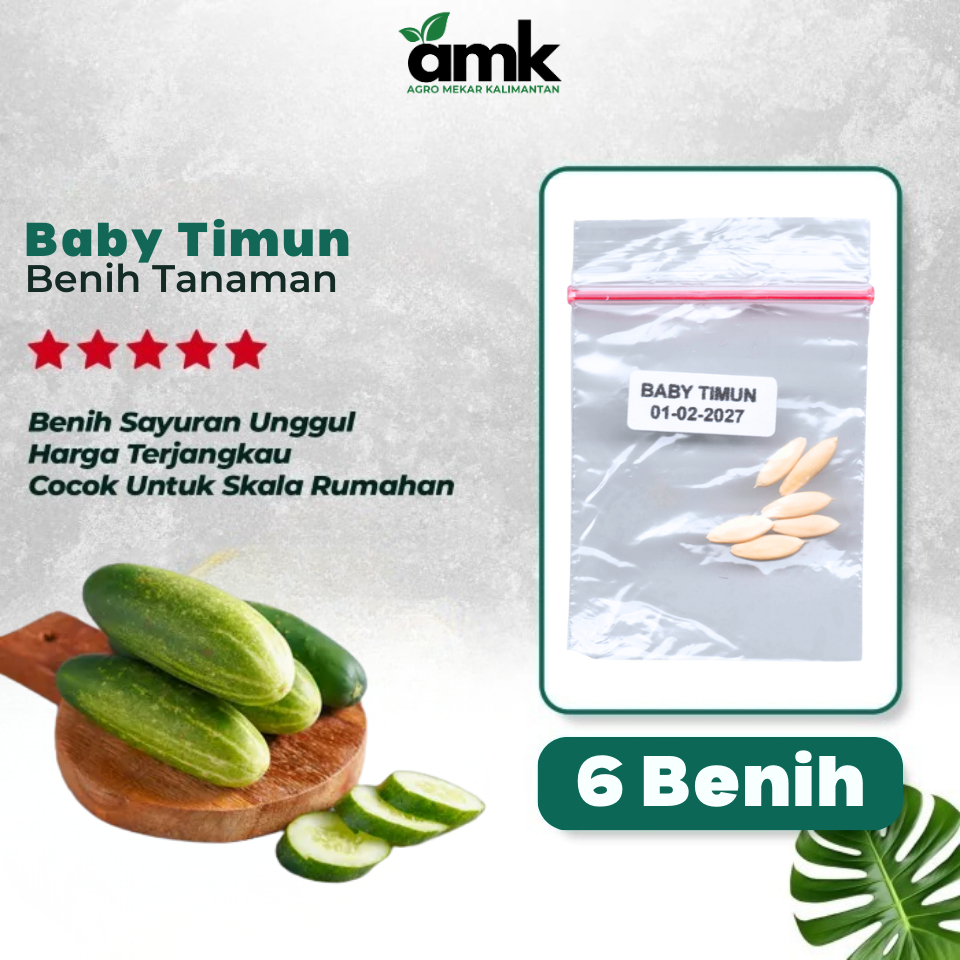 Benih Bibit BABY TIMUN Mentimun Timun Mini - Agro Mekar Kalimantan