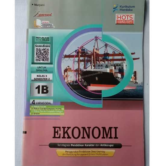 LKS SMA/SMK/MA/MAK EKONOMI KELAS 10 SEMESTER 2 KURIKULUM MERDEKA