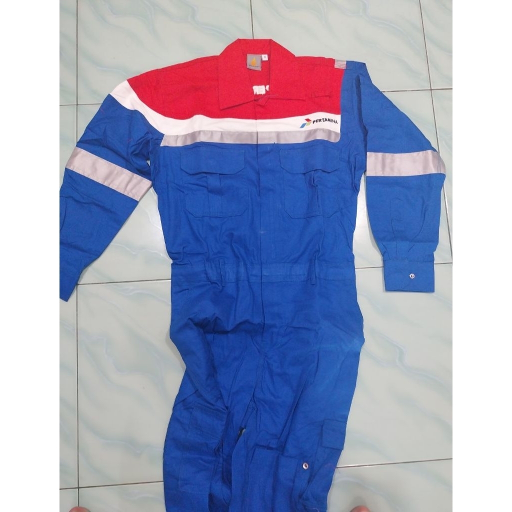 Coveroll Br-Flame Shield / Defender Ultra Pertamina Wearpack Pertamina