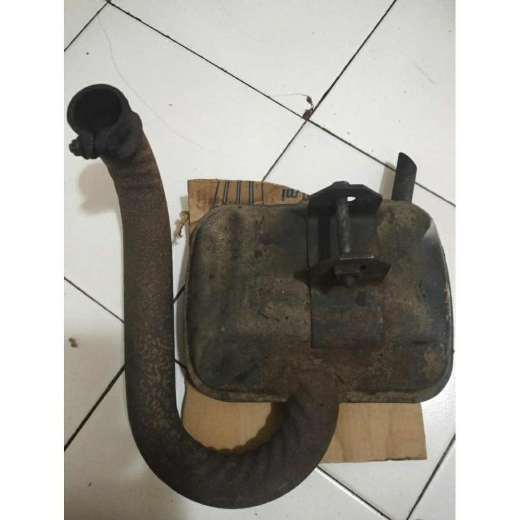 knalpot vespa DGM leher kerut original