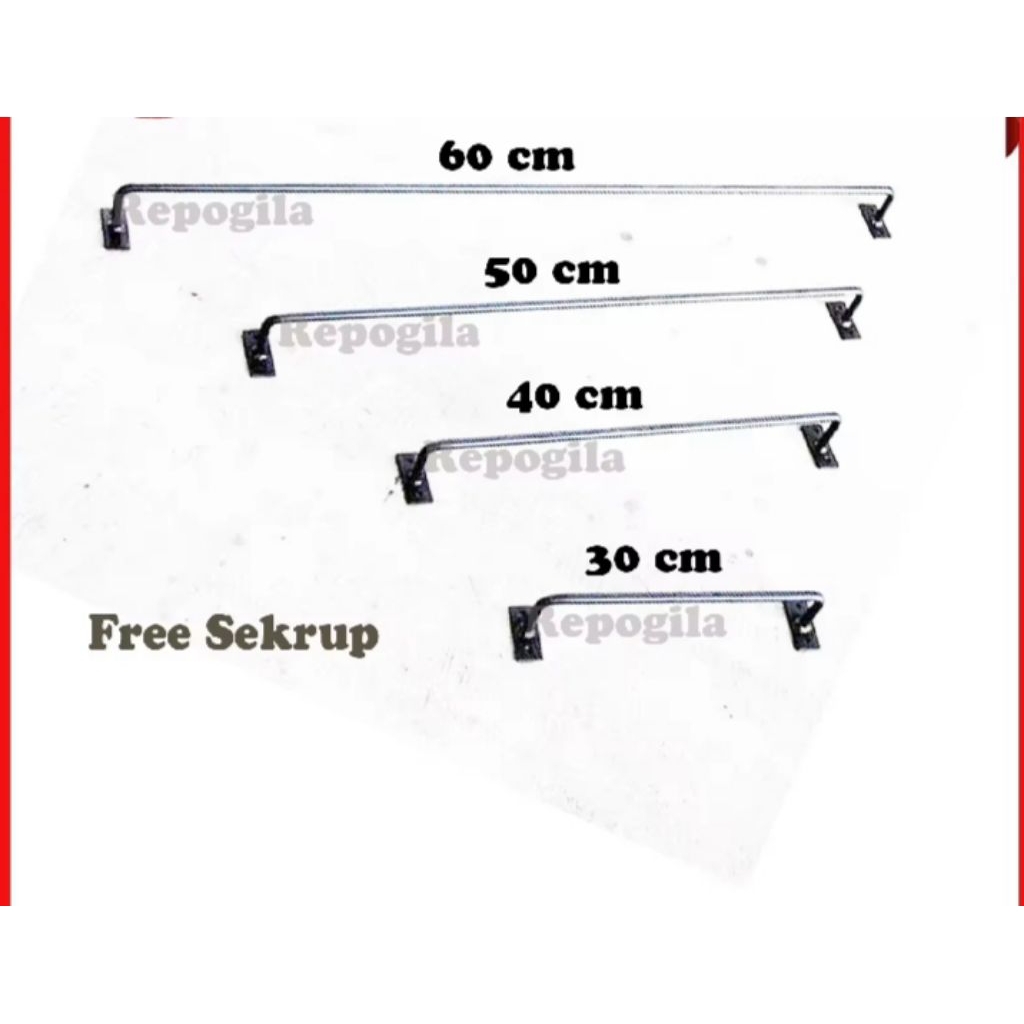 gantungan handuk tempel dinding gantungan baju kamar mandi