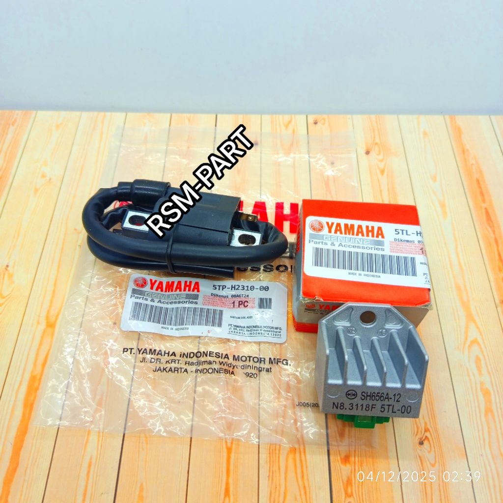 REGULATOR KIPROK + KOIL/COIL 5TP YAMAHA JUPITER Z OLD/NEW, CRIPTON, VEGA R LAMA, VEGA R NEW, MIO LAM