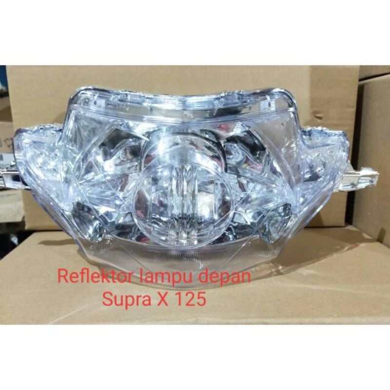headlamp reflektor lampu depan supra x 125 old supra x 125 lama - Kanjeng Raden Variasi