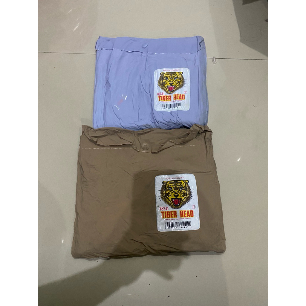 JAS HUJAN PONCHO TIGER HEAD MURAH