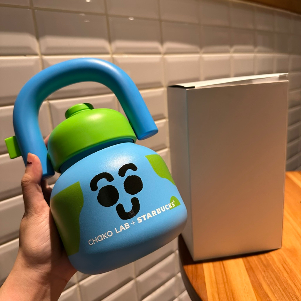 NEW EXCLUSIVE Tumbler Starbucks x Chako Lab Blue 1L Earth Day 2025 Edition Stainless Steel Original 
