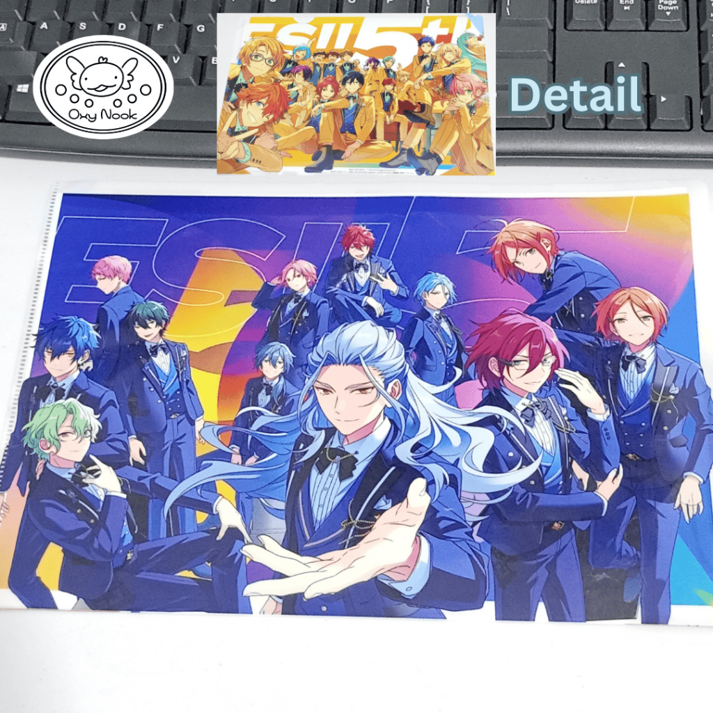 Enstars Ensemble Stars Official Merch Knights Can Badge Tsukasa Suou & Clear File Enstars