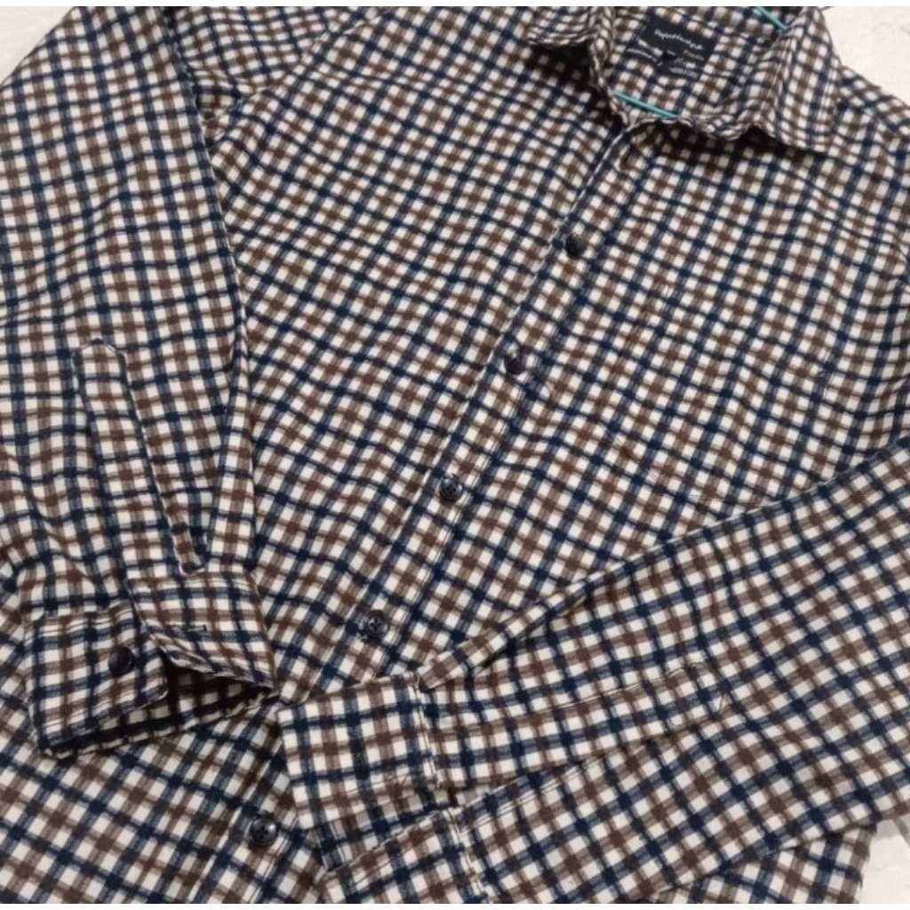 Kemeja flanel pria wanita preloved