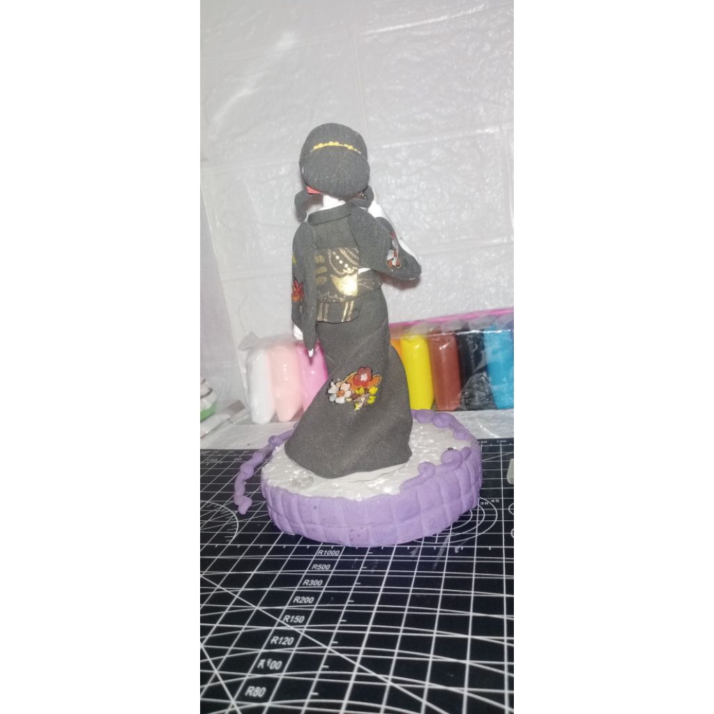 Muzan Kibutsuji lady muzan air dry clay