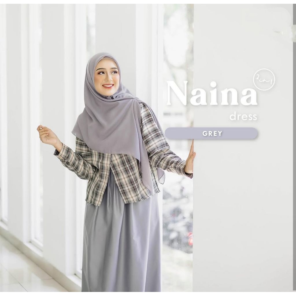 NAINA DRESS 2in1 BY NAISHA (PRELOVED)