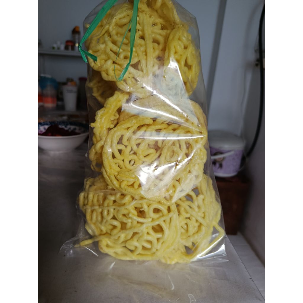 Kerupuk Mie | Krupuk mie | krupuk matang