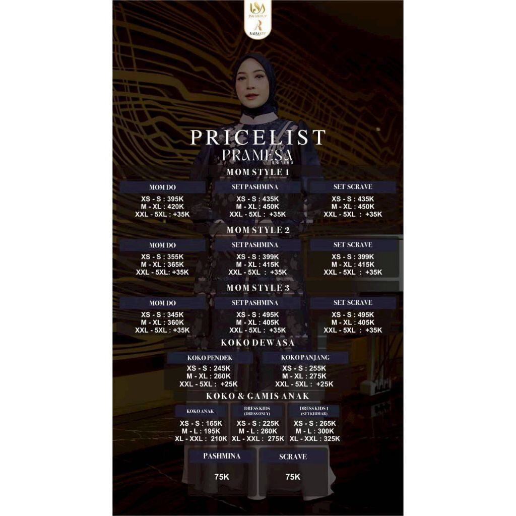 SARIMBIT PRAMESA BY RAISAKEY PREE ORDER