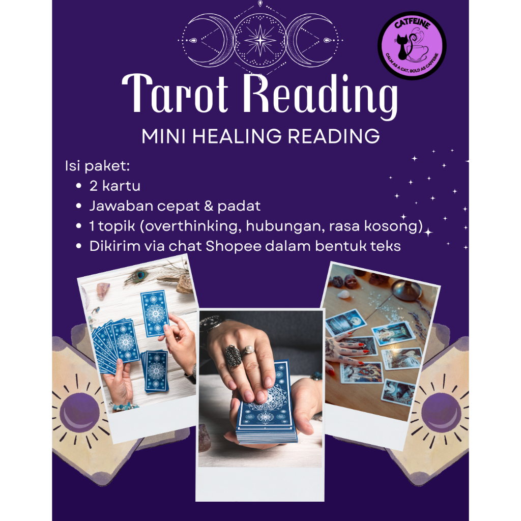 Mini Healing Tarot – 2 Kartu, Jawaban Cepat & Resonate
