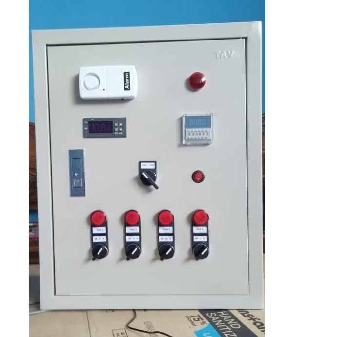 Panel kontrol blower kandang ayam close house ekonomis