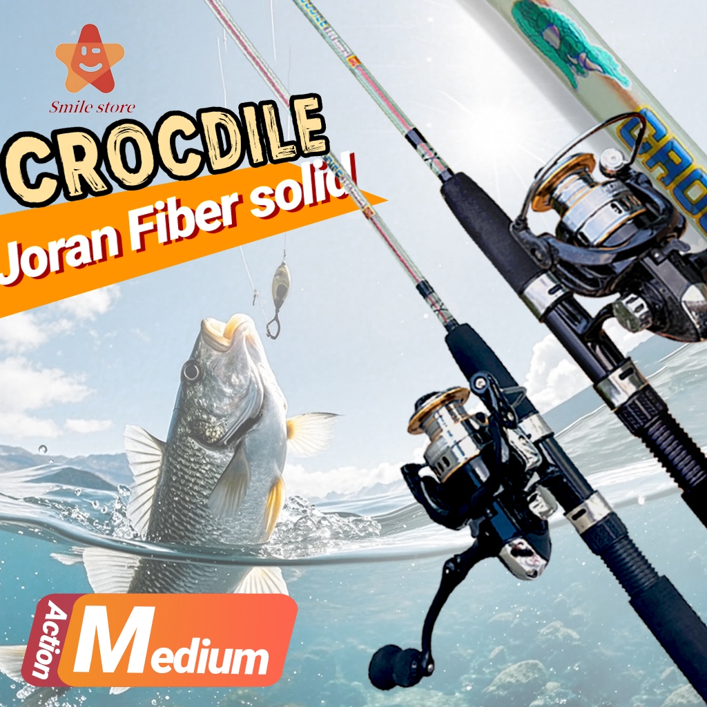 [Ready Stock ]Joran fiber solid 270cm/Joran Fiber Solid Drat Action 8-17 Lbs Medium Super Lentur