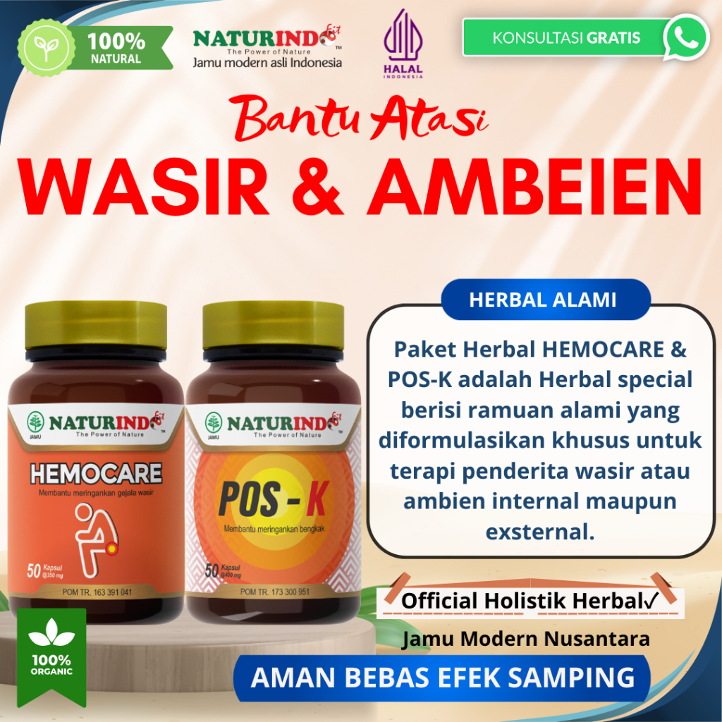 Obat Herbal Wasir Ambeien Hemocare Naturindo Obat Herbal Hemocare untuk Wasir Ambeien Infeksi dan Ra