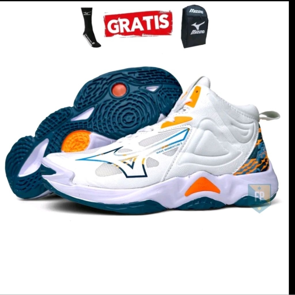 sepatu running wave Momentum mid 3 terbaru, sepatu pria dan wanita ini cocok pakai olah raga seperti